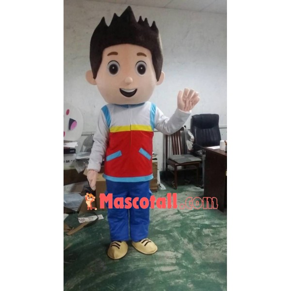 Paw Patrol Ryder Cartoon Mascot Costume