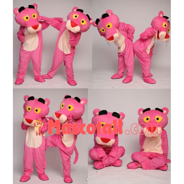 Pink Panther Mascot Costume