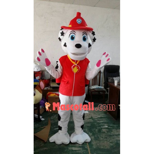 Paw Patrol Marshall Cartoon Mascot Costume
