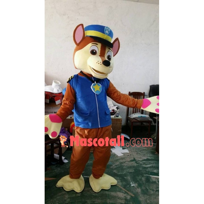Paw Patrol Chase Cartoon Mascot Costume