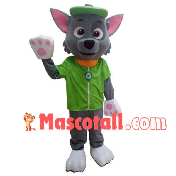 Paw Patrol Rocky Dog Mascot Costume