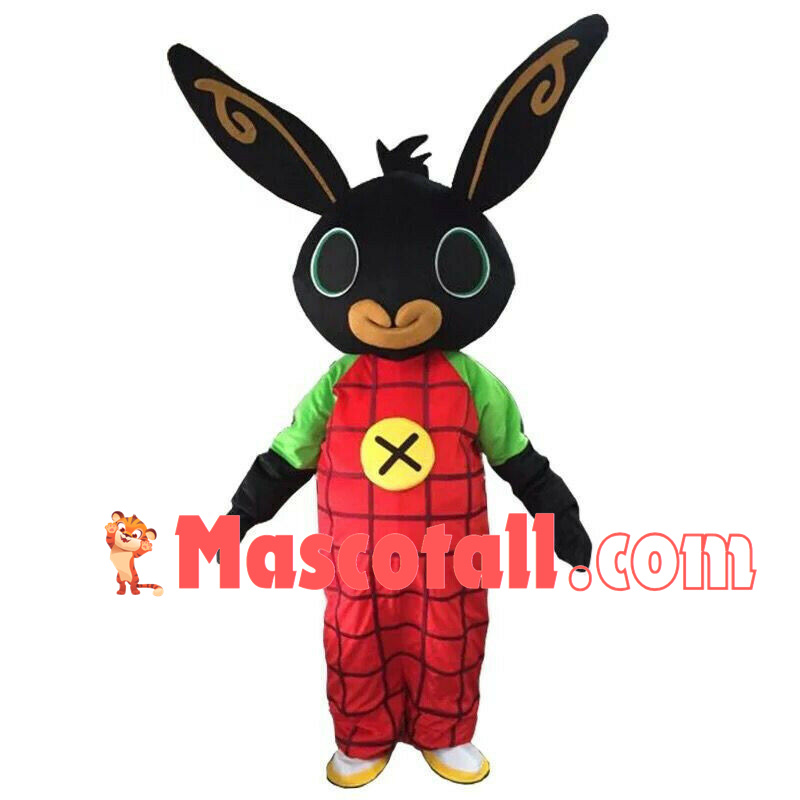 Bing Black Rabbit Mascot Costume