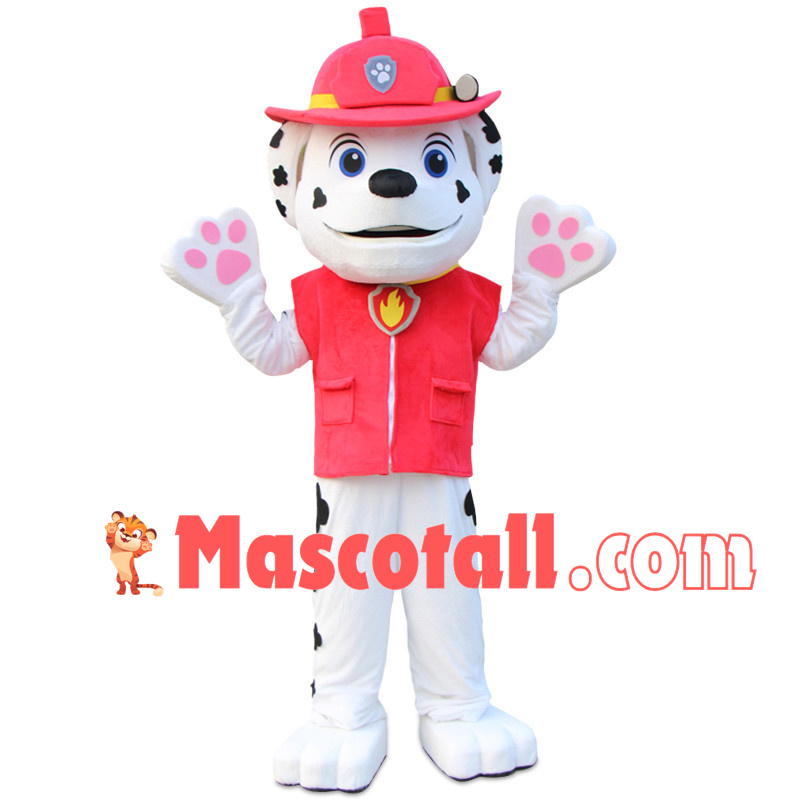 Red Paw Patrol Marshall Mascot Costume