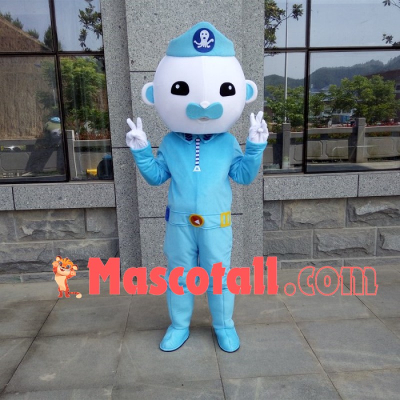 Giant Octonauts Captain Barnacles Mascot Costume