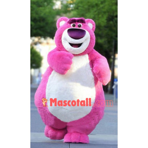 Lovely Pink Bear Mascot Costume