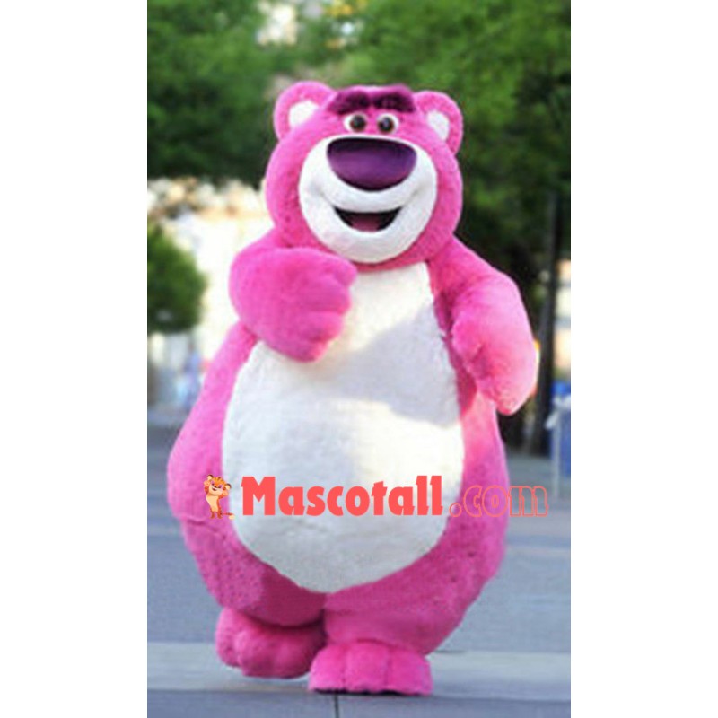 Lovely Pink Bear Mascot Costume