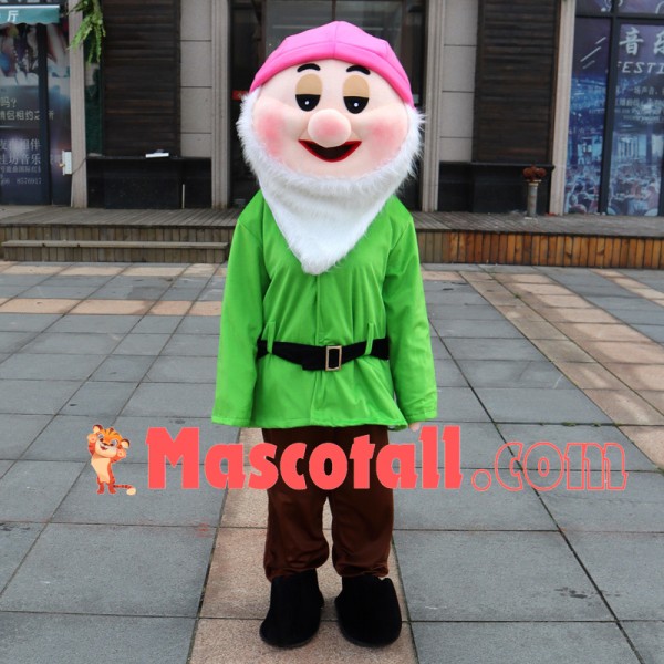 Green Dwarf Mascot Costume