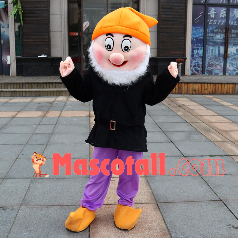 Black Dwarf Mascot Costume