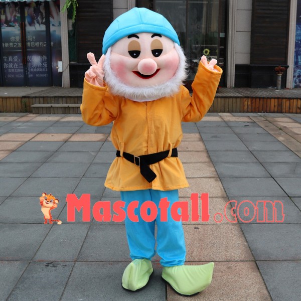 Orange Dwarf Mascot Costume
