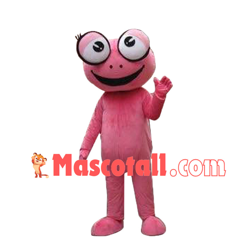 Red Frog Mascot Costume