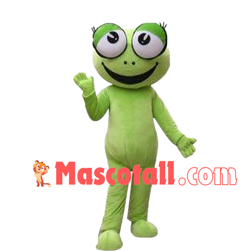 Green Frog Mascot Costume