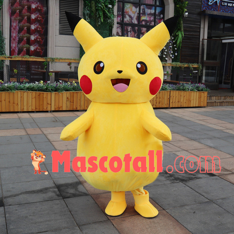 Cute Pikachu Mascot Costume