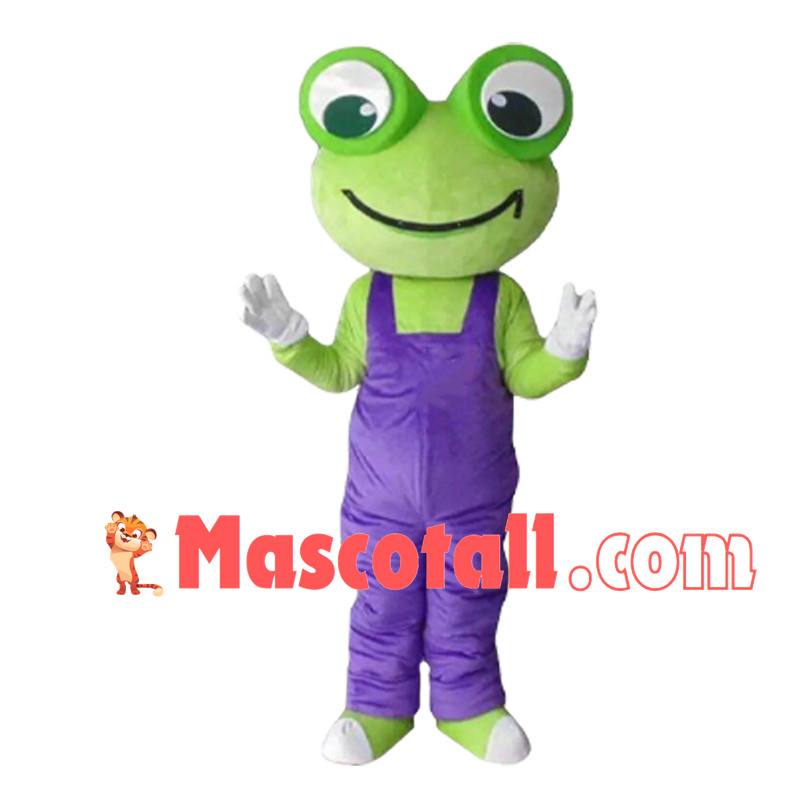 Superb Cute Frog Mascot Costume